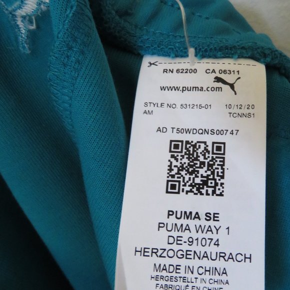Puma X TMC Hustle Way Bermuda Shorts Teal Green XXL NWT - Picture 12 of 13